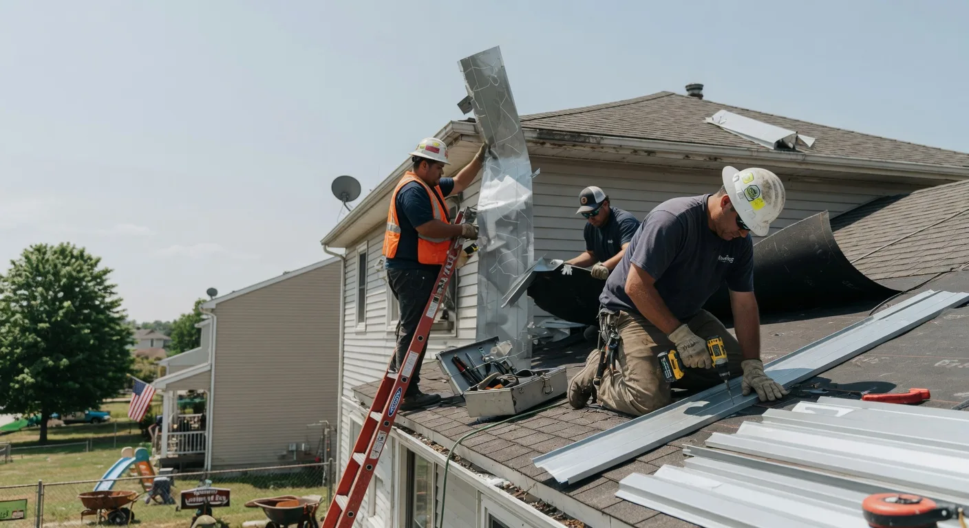 Storm Damage Metal Roof Repair in Gamerco, NM